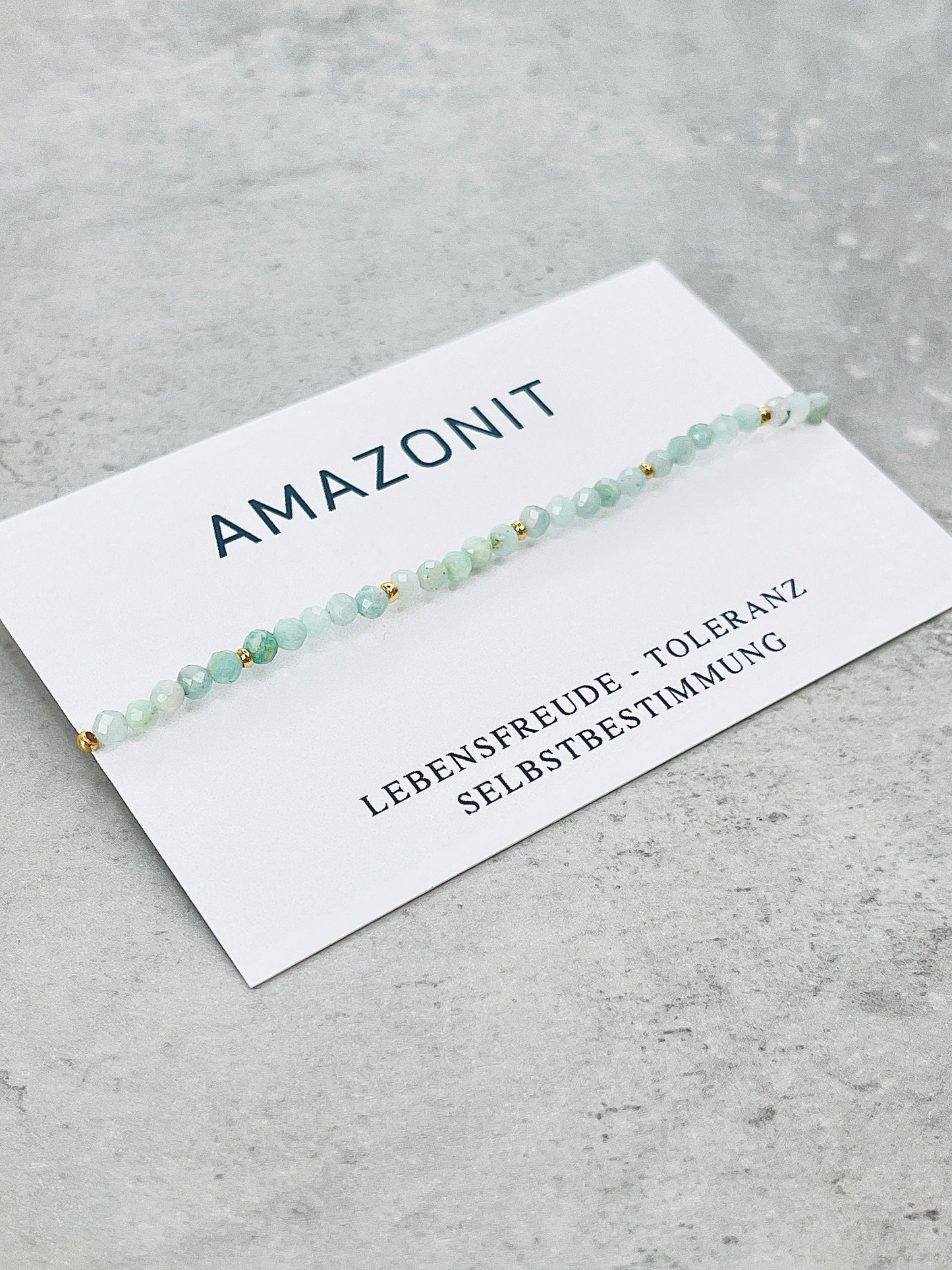 Amazonit Armband | Türkis
