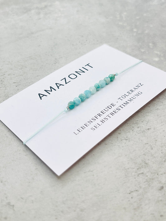 Amazonit Armband