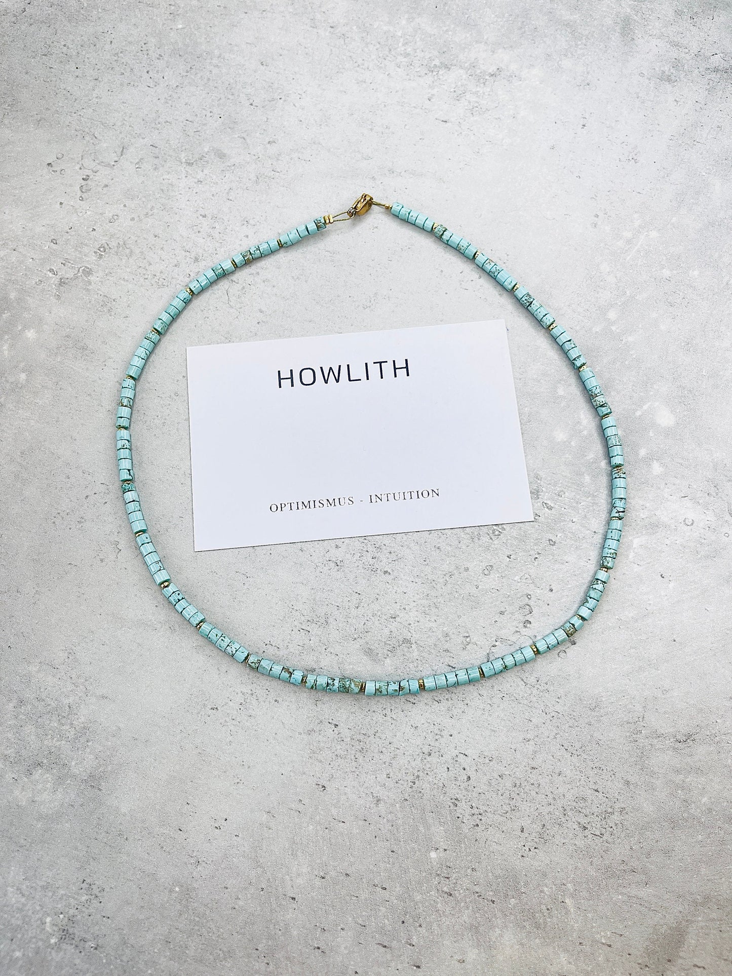 Chokerkette in Türkis