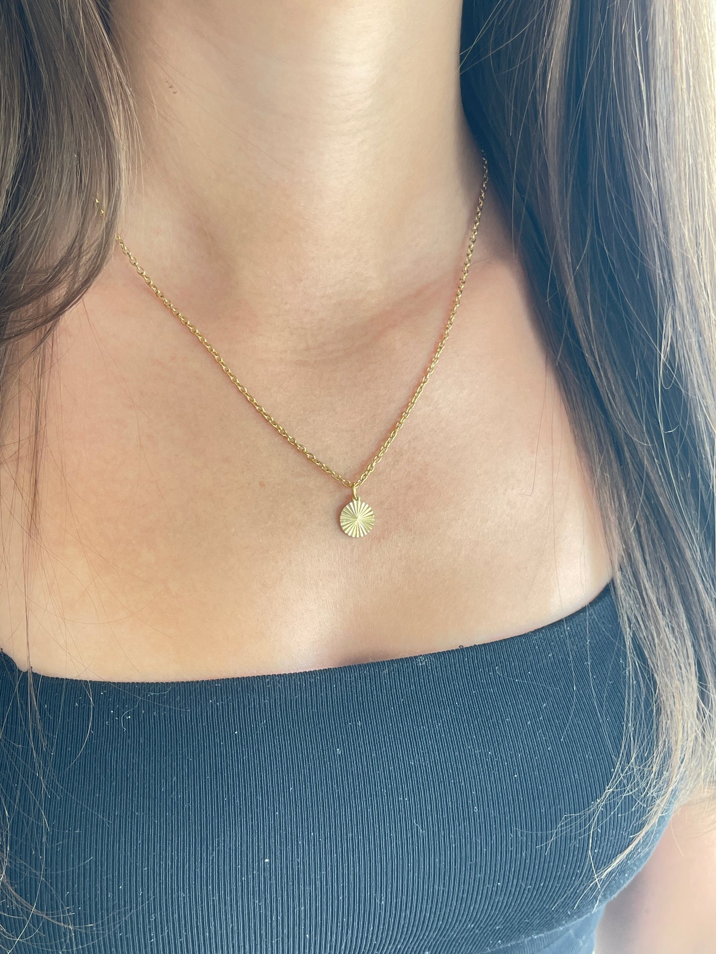 Geometrik Sunburst Kette