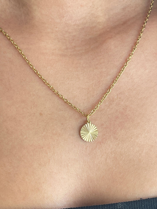 Geometrik Sunburst Kette