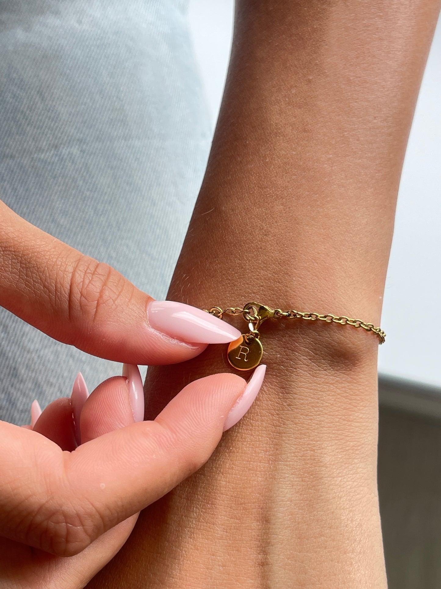 Buntes Turmalin Line Armband
