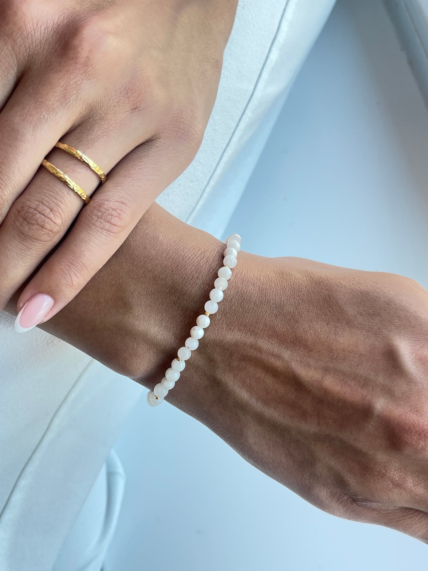Mondstein Armband