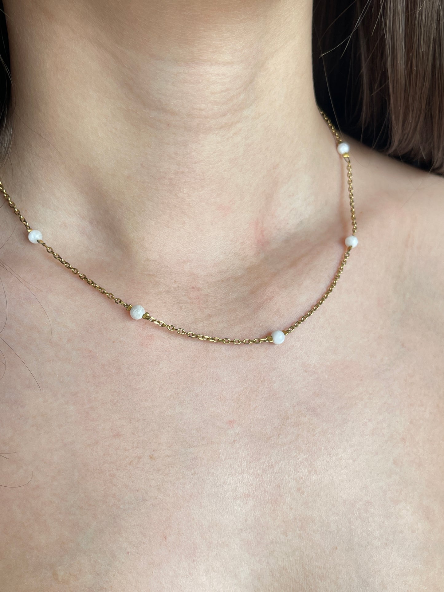 Mondstein Dot Kette