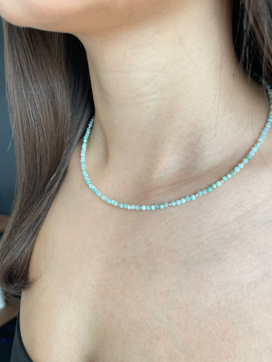 Türkise Amazon Kette