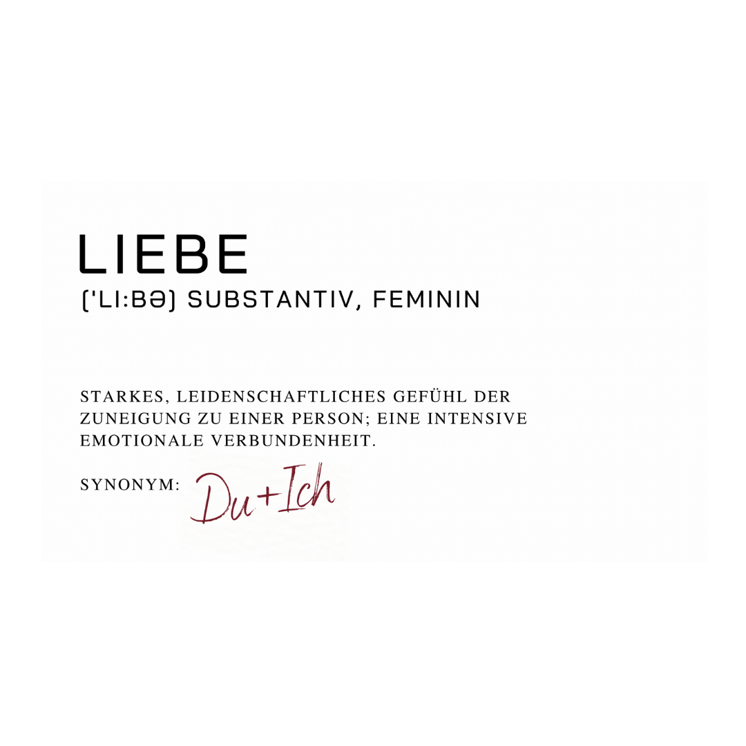 Geschenkverpackung mit Statementkarte