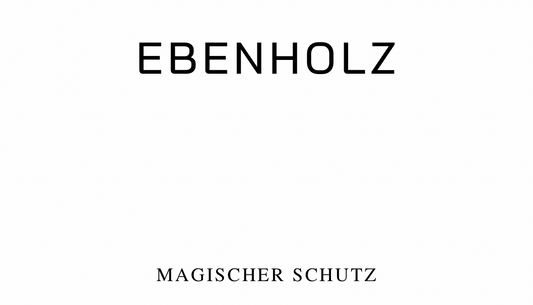 Ebenholz als edles Naturmaterial für Schmuck mit Bedeutung für magischen Schutz