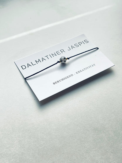 Dalmatiner Jaspis Armband