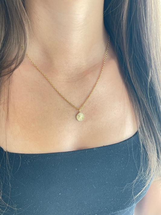 Geometrik Sunburst Kette