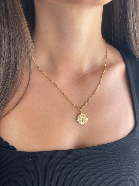 Ethno Sun Medallion