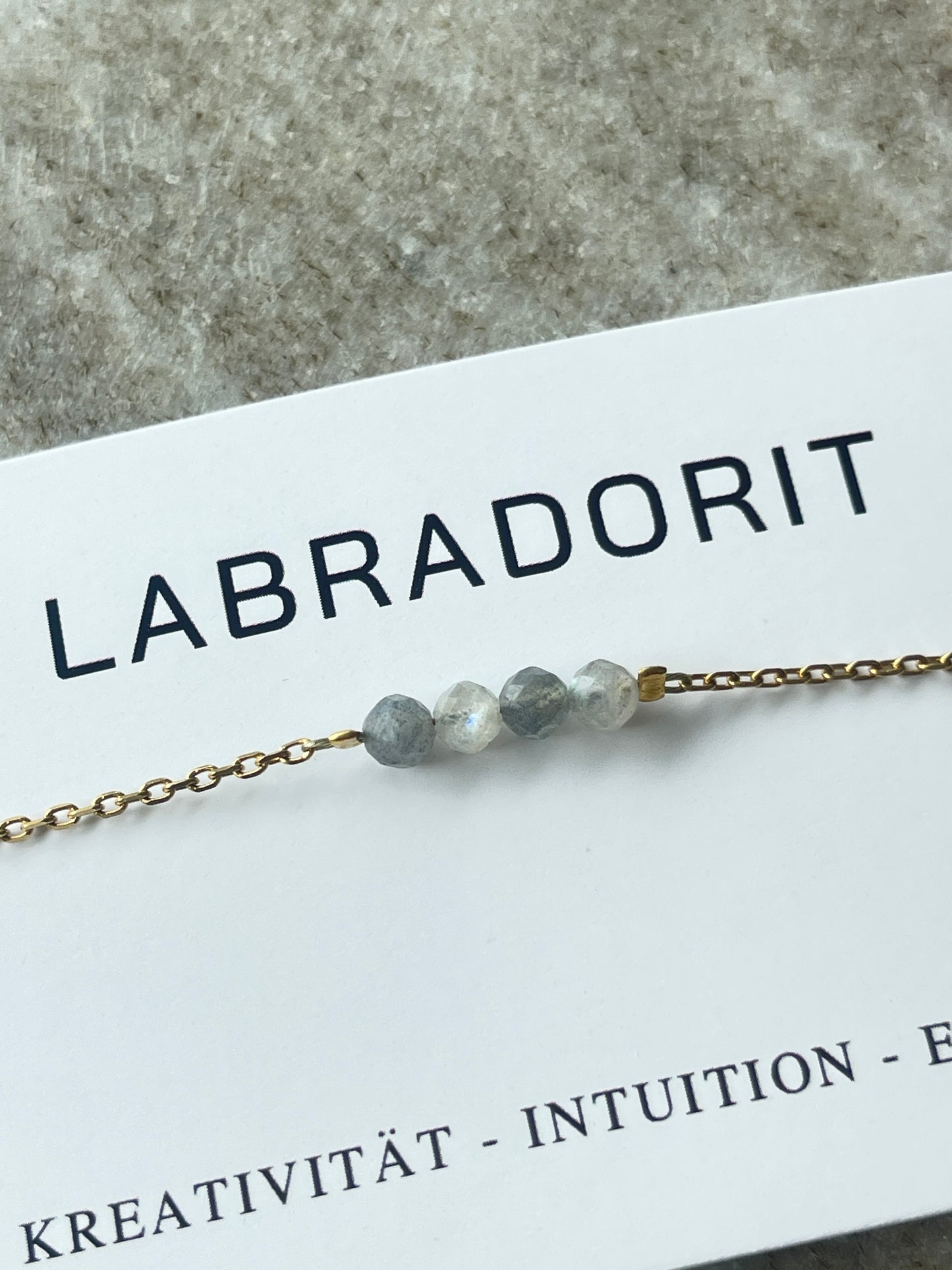 Labradorit Line Armkette