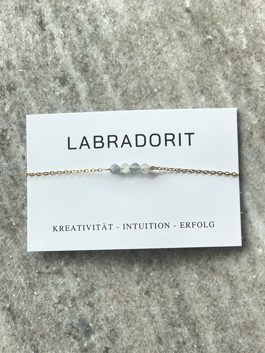 Labradorit Line Armkette