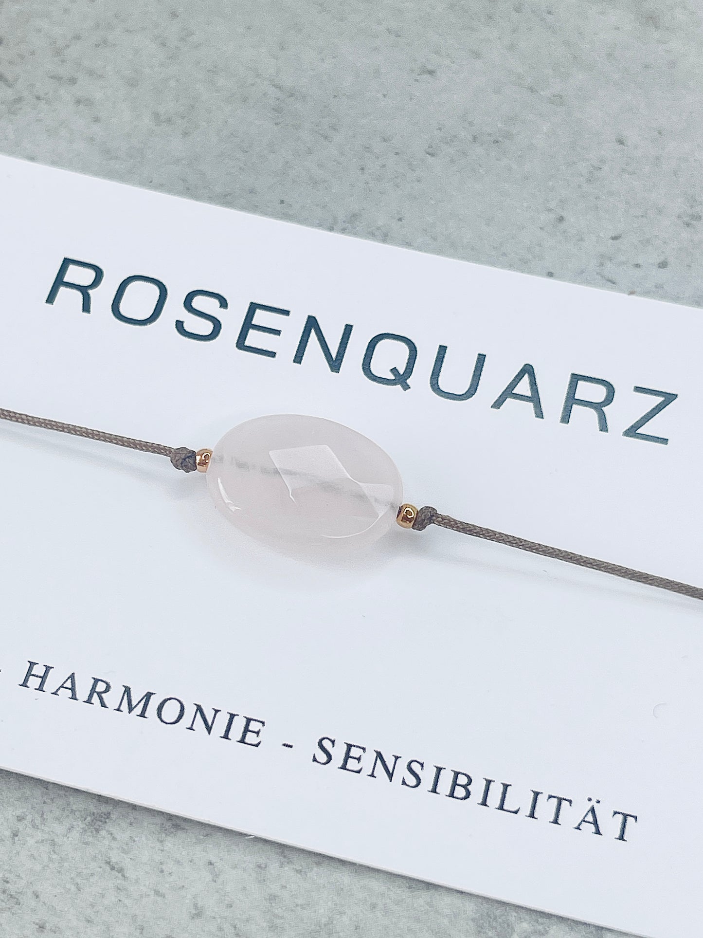 Rosenquarz Armband