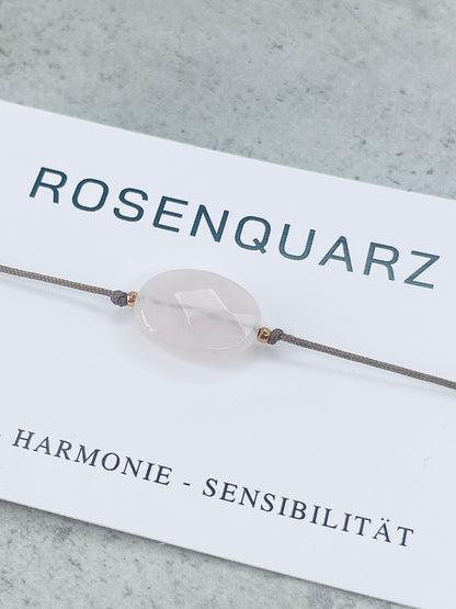 Rosenquarz Armband