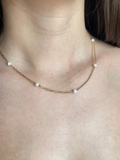 Mondstein Dot Kette