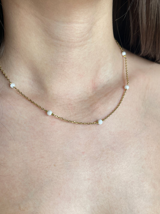 Mondstein Dot Kette