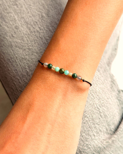 Personalisiertes Jungfrau Sternzeichen Armband Wunschfarbe frei wählbar, besonderes Geschenk zum Geburtstag