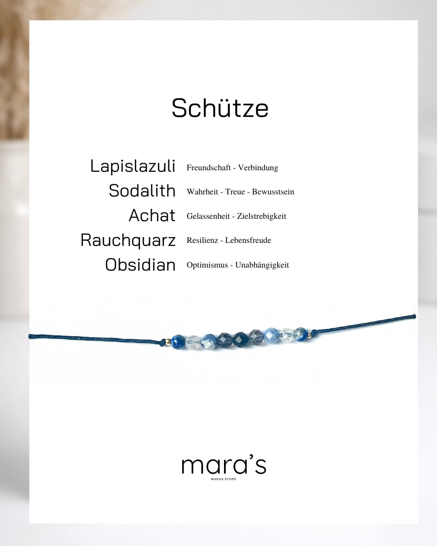 Personalisiertes Schütze Armband mit Sternzeichen Symbol, Wunschfarbe frei wählbar, besonderes Geschenk zum Geburtstag